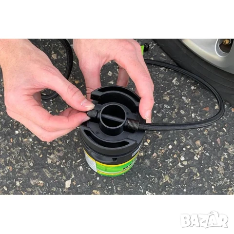 Slime универсална бутилка 450ml с уплътнител за ремонт на гуми за автомобили, снимка 5 - Аксесоари и консумативи - 51015271