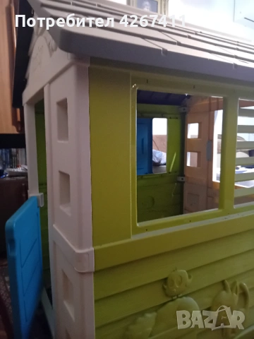 Детска къщичка Smoby с прозорци - Отлично състояние!, снимка 6 - Играчки за стая - 53013464