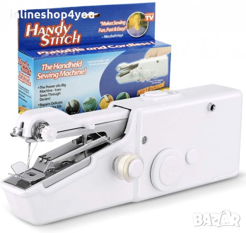 Шевна машина Handy Stitch-малка и удобна ръчна машинка за шиене, снимка 6 - Шевни машини - 30845994
