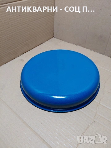 Соц Стара Емалйрана Тава Тепсия. НОМЕР 702., снимка 5 - Антикварни и старинни предмети - 54084112