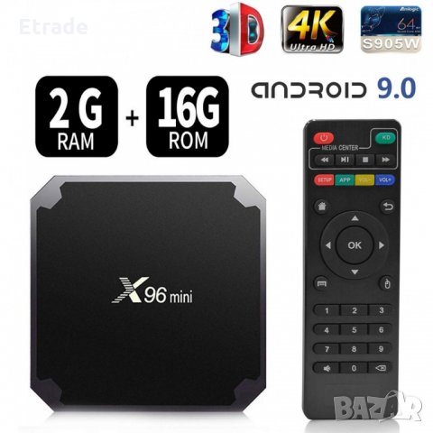 Android TV Box, HD player 2GB RAM, ТВ бокс FULL HD, снимка 1 - Друга електроника - 11767337