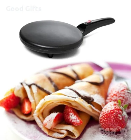Незалепващ Тиган за палачинки и рулца Crepemakr, Креп тиган за палачинки, снимка 4 - Други стоки за дома - 49310601
