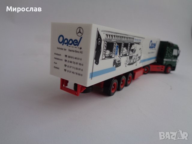 HERPA H0 1/87 MERCEDES BENZ ACTROS ТИР МОДЕЛ ИГРАЧКА КАМИОН , снимка 6 - Колекции - 44270795