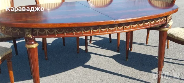 Трапезна маса Луи XVI, снимка 2 - Маси - 49443012