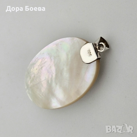 Сребърен медальон: "Сирена", снимка 6 - Колиета, медальони, синджири - 52311473