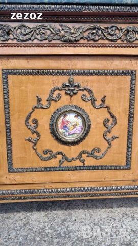 Шкаф с мрамор в стил Наполен 3, снимка 9 - Шкафове - 54133319