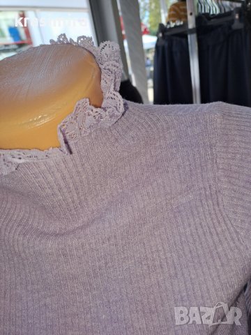 Къси блузки с дантелка в седем цвята , снимка 8 - Блузи с дълъг ръкав и пуловери - 42807344