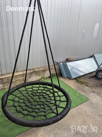Детска кръгла люлка, снимка 2 - Градински мебели, декорация  - 54128001
