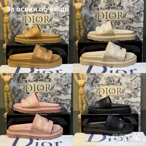 Christian Dior Дамски Чехли Кристиян Диор - Различни Цветове Код SK1361