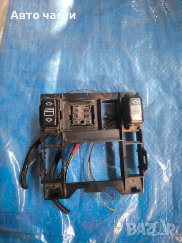 Рамка за скоростен лост за централната конзола на Mercedes W124 от зебрано дърво, късен стил 