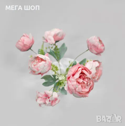 Изкуствени букети с божури – Елегантна и вечна красота за всяко пространство, снимка 5 - Изкуствени цветя - 50346217