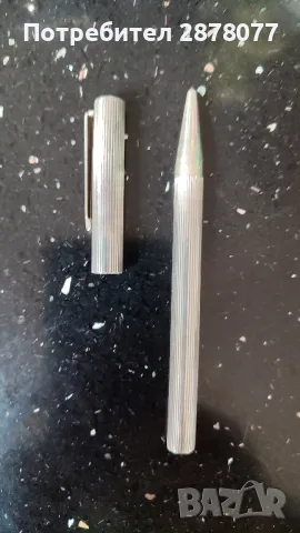 Стара сребърна химикалка Olivetti , снимка 3 - Антикварни и старинни предмети - 50324620