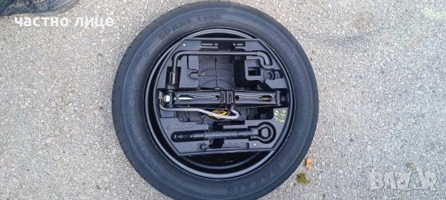 комплект резервна гума/патерица/, крик и ключ за ситроен DS-3 ,2016г