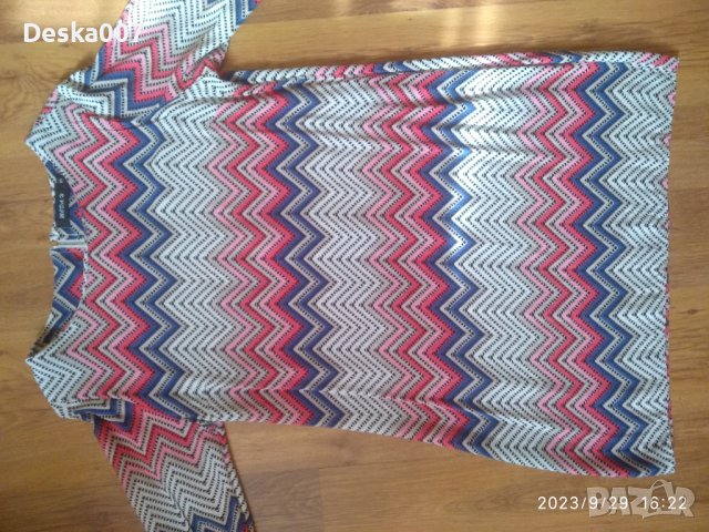 Рокля Туника Свеж принт, снимка 2 - Рокли - 42367840