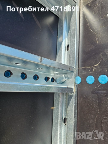 Рамков поцинкован кофраж за колони от 15/15 до 75/75 см, 2,70 м, снимка 7 - Строителни материали - 53314172