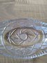 Старинна кристална фруктиера/Antique crystal fruit bowl, снимка 3