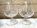 Красиви кристални чаши от Англия, 5 бр , снимка 3