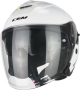 Отворена Каска за Мотор CGM 160A JAD MONO Jet Helmet Бяла, Open-Face МОТО, S Размер + Слънчев Визьор, снимка 2