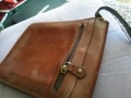 Мъжка чанта за през рамо маркова на L.Credi естествена кожа 21х17х7см, снимка 10