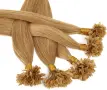 40 см човешка коса екстеншъни U-tip с кератин – 100% Remy, 0.5g x 200 нишки, 100g (прави) Pre Bonded, снимка 5