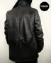 Мъжко кожено палто / кожух от естествена кожа с косъм LAGERFELD Men’s Shearling Coat – XXL•XXXL, снимка 11