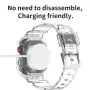 TPU каишка за Apple Watch 46 мм, Armor, прозрачна, снимка 6