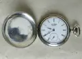 Стар сребърен джобен часовник "Aero Watch Neuchatel" / Swiss Made / 17 Jewels за ремонт или за части, снимка 1