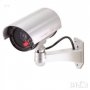 Фалшива охранителна камера Dummy IR Camera + LED светлина , Сива, снимка 2