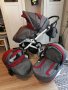 Комбинирана бебешка количка 3в1 Lorelli Mia, Red and Black, снимка 1