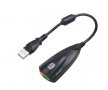 Универсален Портативен Мини Аудио Адаптер Xear 3D USB 3D 7.1 Канална Звукова Карта + 3.5мм Интерфейс, снимка 12