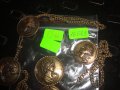 ЕЛЕМЕНТИ от СТАР ВИНТИДЖ МЕСИНГОВ АРТ ГЕРДАН КОЛИЕ ОГЪРЛИЦА с ВЕРИЖКА 16543, снимка 2