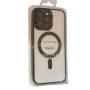 Магнитен MagSafe удароустойчив кейс за iPhone 15 Plus / Черен