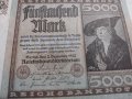 Райх банкнота - Германия - 5000 марки / 1922 година - 17968, снимка 4