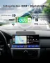 6,9-инчово 1 DIN автомобилно радио с DAB+, безжичен CarPlay и Android Auto, снимка 3