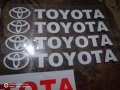 Стикери за Тойота Toyota за дръжки на врати и огледало кола автомобил джип мотор , снимка 2