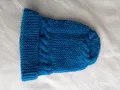 Шапка и шал комплект, ръчно плетиво, снимка 4