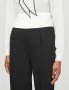 GIVENCHY Black Contrasting Band Cropped Straight High-Rise Wool Дамски Панталони size 42, снимка 7