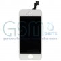 LCD Дисплей + Тъч скрийн за Apple iPhone 5S - Бял/Черен, снимка 1 - Резервни части за телефони - 38870092
