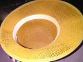 Женска сламена с панделка панама модерна шапка нова №58, снимка 4