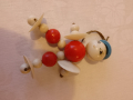 Винтидж бебешка- дрънкалка играчка целоид бакелит, снимка 2
