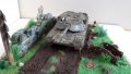 Диорама - Military diorama muddy road & tank D1 Scale 1/34-1/39, снимка 2