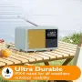Ново малко DAB+ радио с Bluetooth и аларма – водоустойчиво, компактно, снимка 4