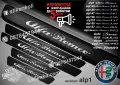 ПРАГОВЕ карбон Alfa Romeo фолио стикери alp1, снимка 1