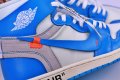 Nike Air Jordan 1 Off-White University Blue, снимка 8