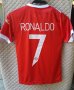 CR7 + Топка екип футболен Кристиано Роналдо Манчестър Юнайтед сезон 2022, снимка 1
