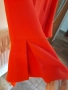 Червена дамска рокля № М, снимка 3