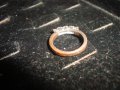 МЕДНО ПРЪСТЕНЧЕ с ИНКРУСТИРАНИ КАМЪНИ 20939, снимка 5