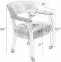 Висококачествен винтидж стол тип кресло SY-1533-DK, снимка 4