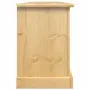 vidaXL Шкаф за обувки "Corona" 99x32x47 см бор масив, снимка 6