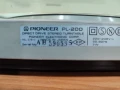 Грамофон Pioneer PL-200, снимка 4